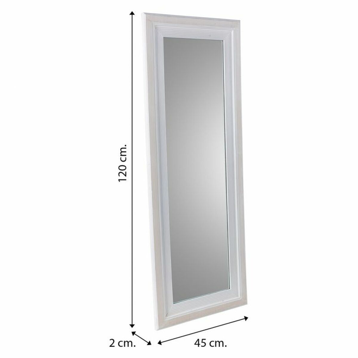 Espelho de parede Alexandra House Living 2 x 120 x 45 cm Retangular